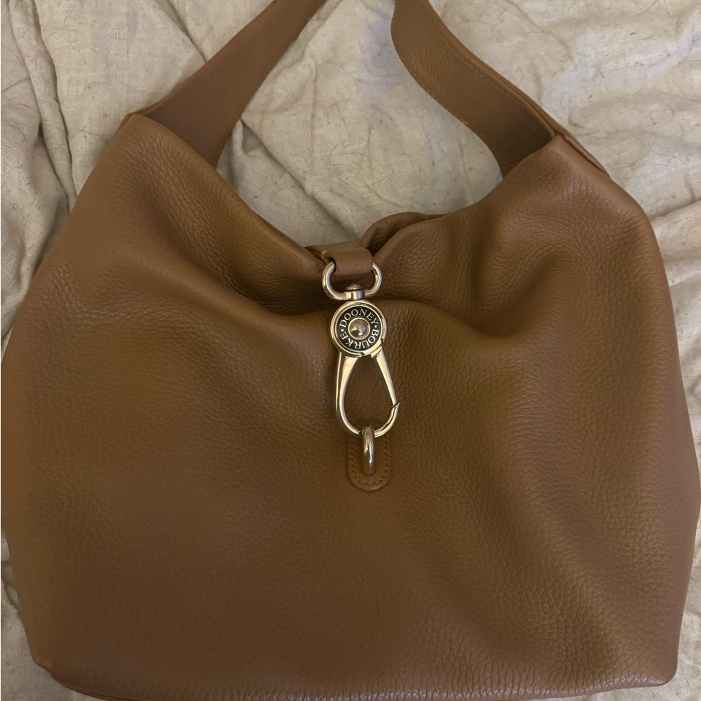 Dooney & Bourke Tan Leather Hobo Bag